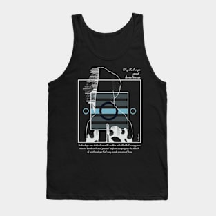 Digital age and loneliness version 5 Tank Top